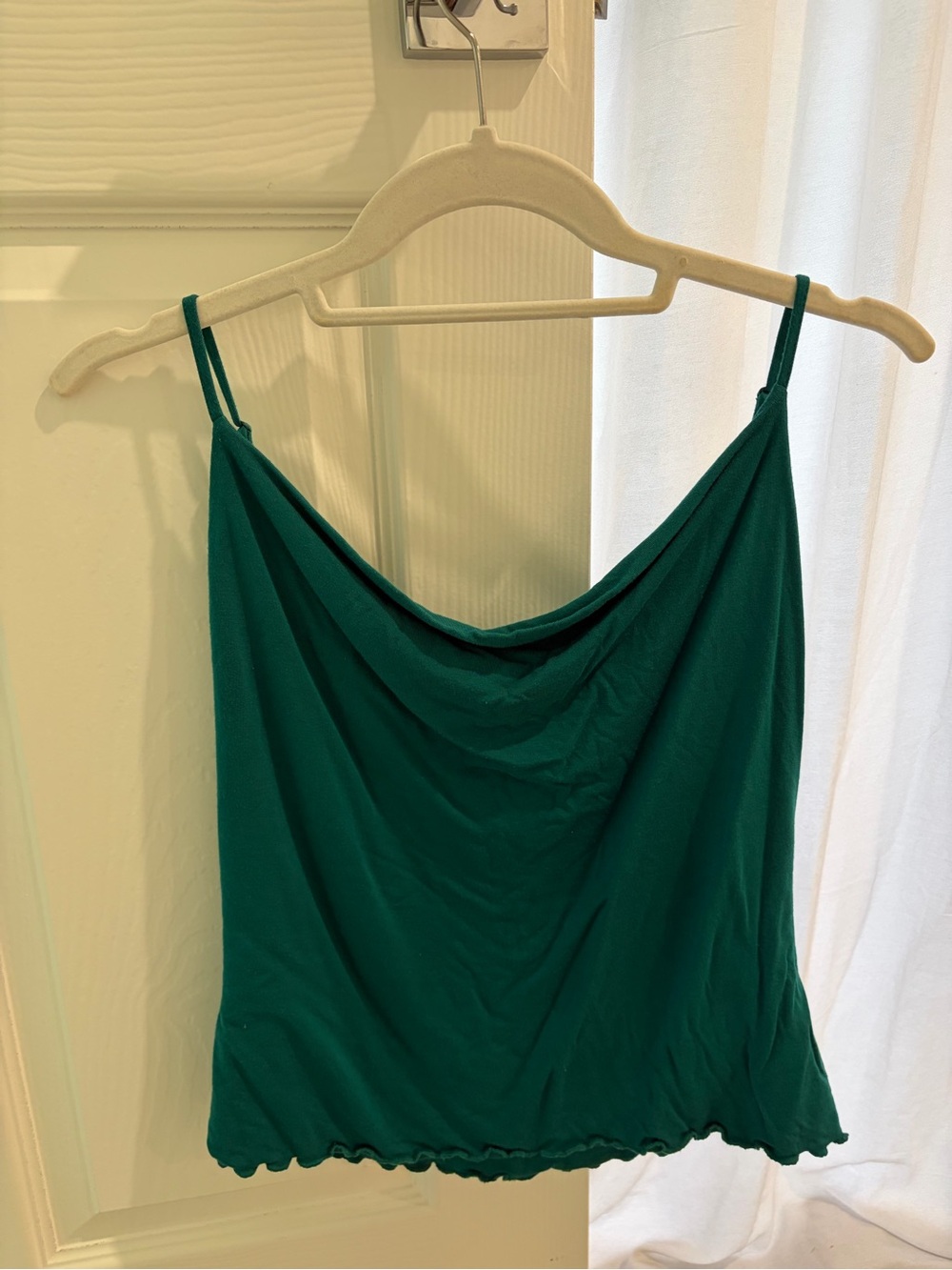 Free People Teal Green Cowl Neck Camisole